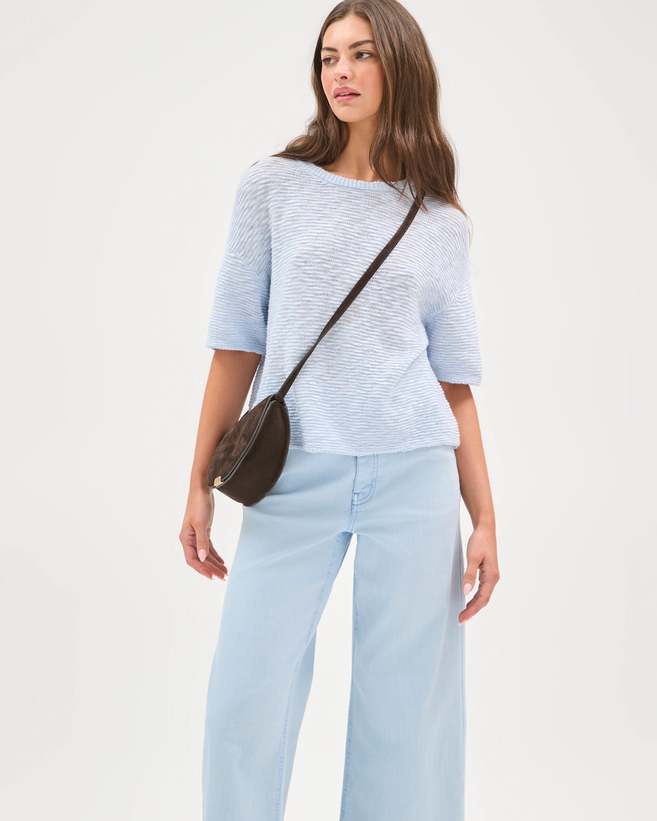Petites Australian Cotton Slub Knit T-Shirt 3 of 5