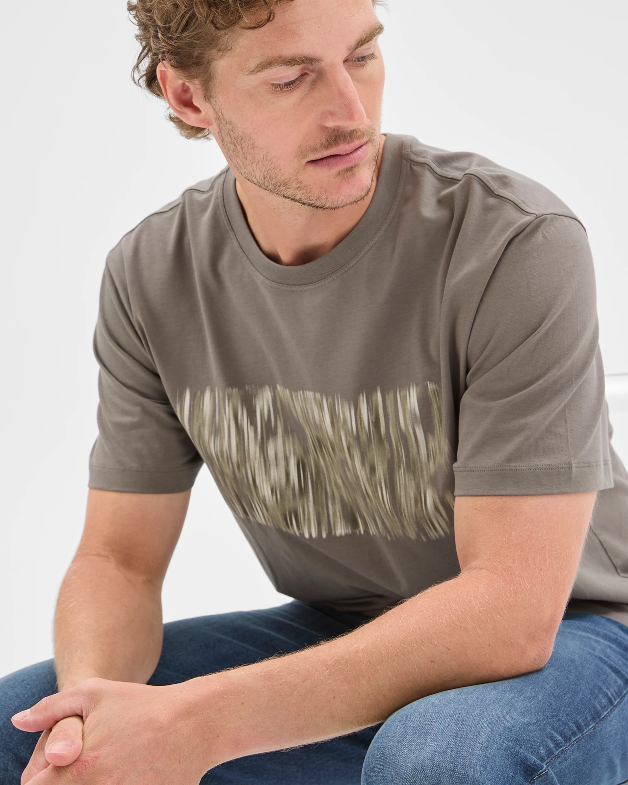 Australian Cotton Blend Abstract T-Shirt 5 of 6