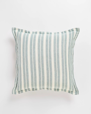 Shirt Stripe Linen Stripe Cushion