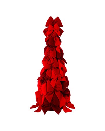 Anko Velvet Bow Tabletop Tree