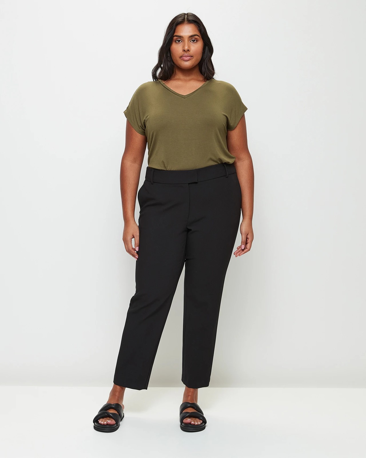 Curve V-Neck T-Shirt 2 of 6