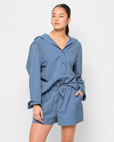 Striped Pull On Shorts - Lily Loves