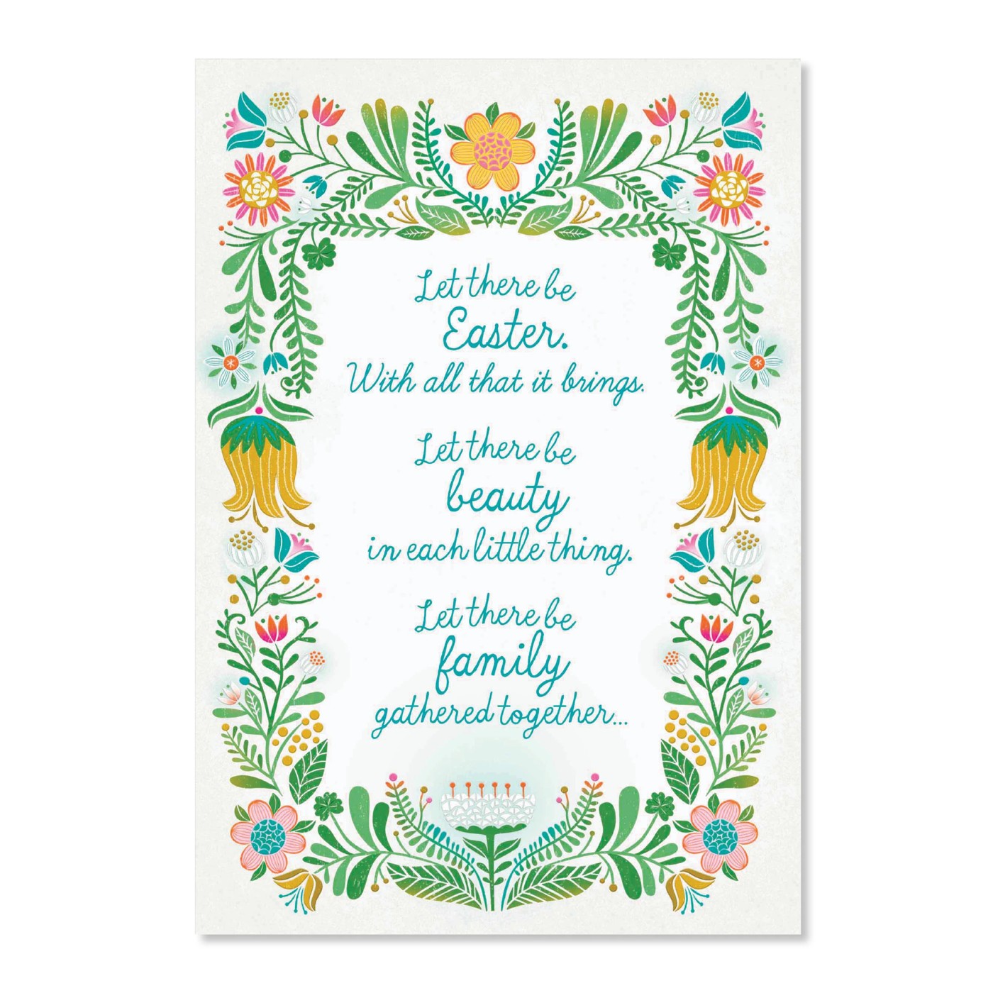 Hallmark Easter Card - Floral 3 of 3