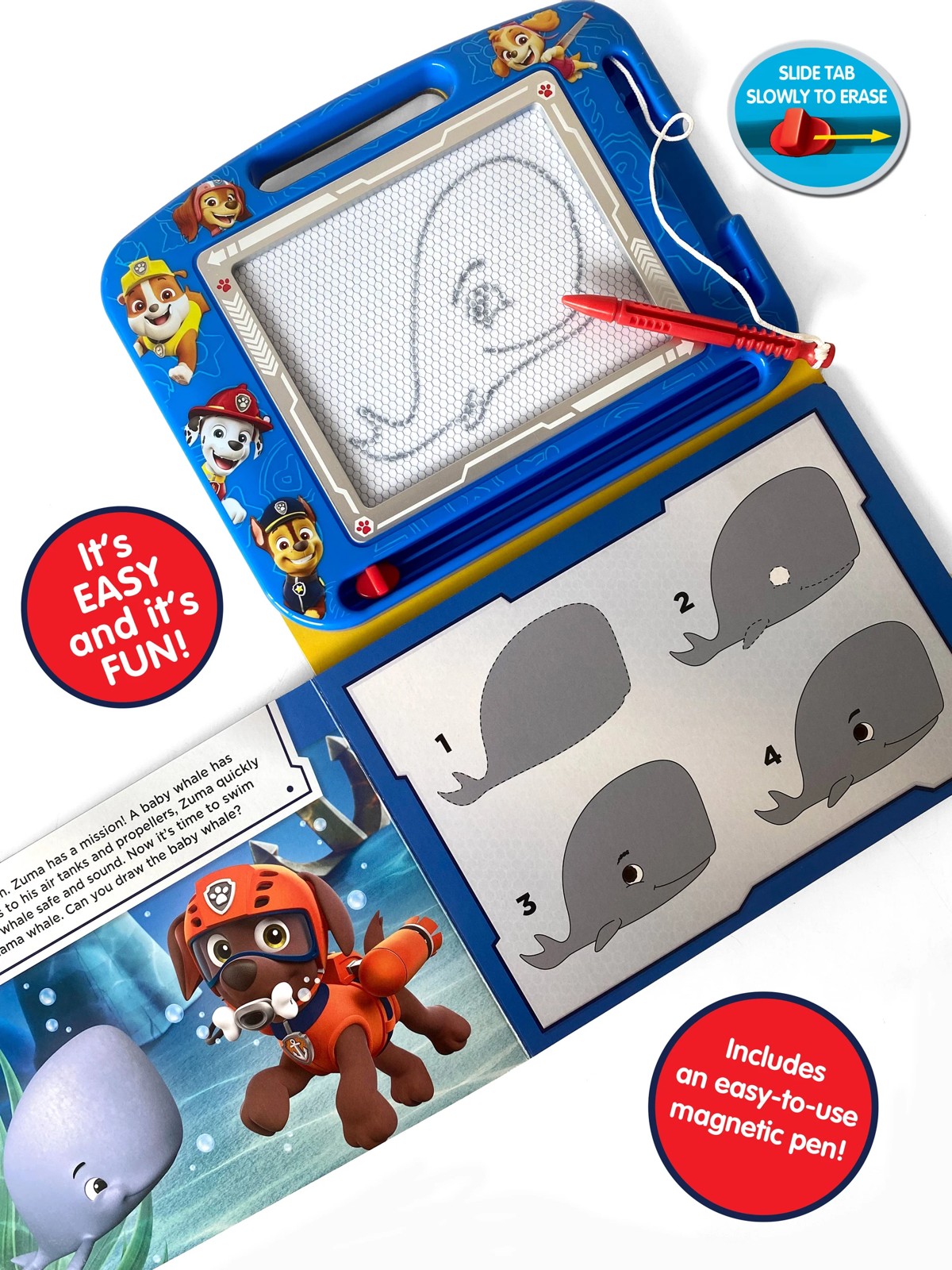 PAW Patrol Book and Magnetic Drawing Kit - Book 3 of 4