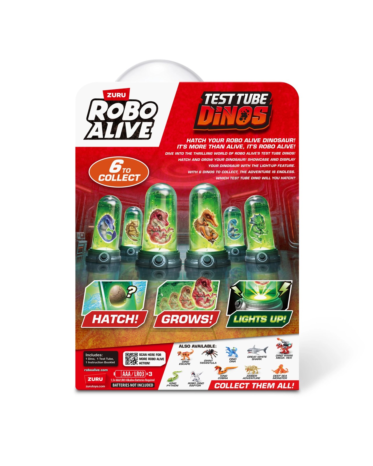 Zuru Robo Alive Testube Dino - Assorted 3 of 3