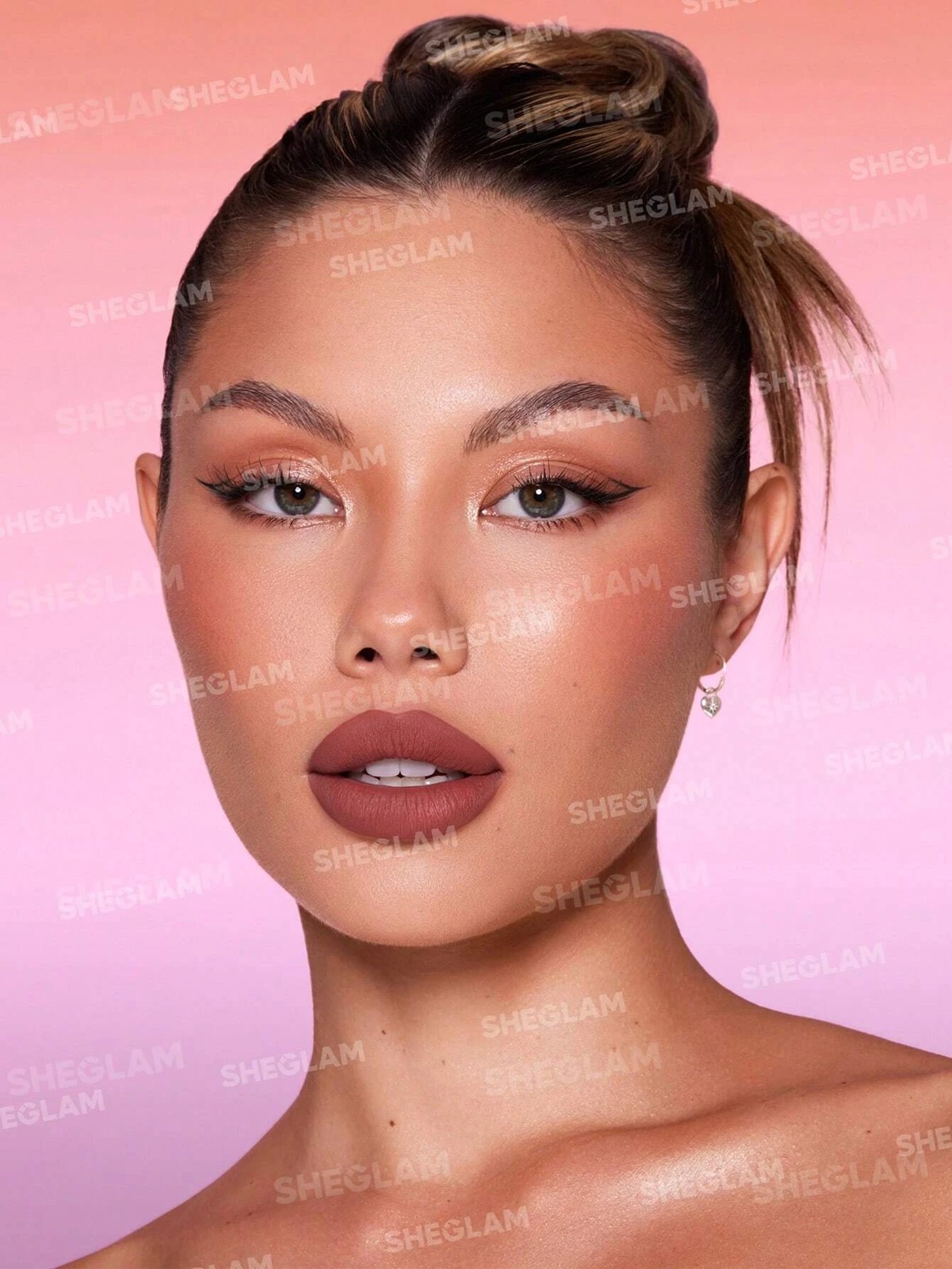 SHEGLAM Dynamatte Boom Long-lasting Matte Lipstick - High Key 2 of 5