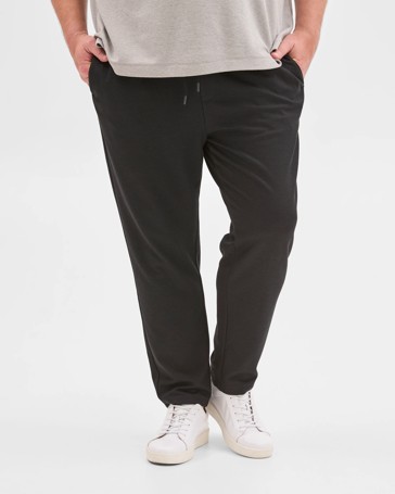 Plus Size Textured Trackpants