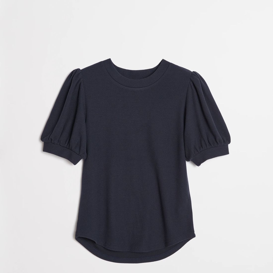 Puff Sleeve Rib T Shirt Target Australia