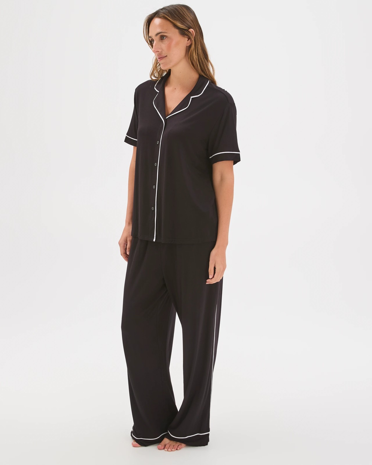 Bamboo Rich Top & Long Leg Pants Pyjama Set 3 of 6