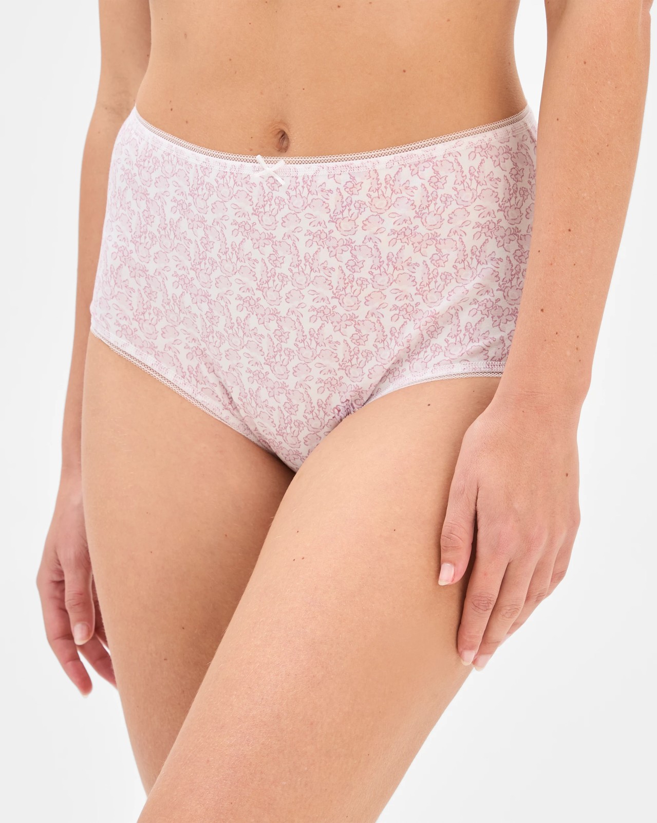 Australian Cotton 5 Pack Full Briefs - Silhouette Floral 3 of 5