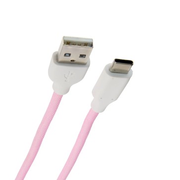 2m USB-C Cable, Pastel Rainbow - Anko