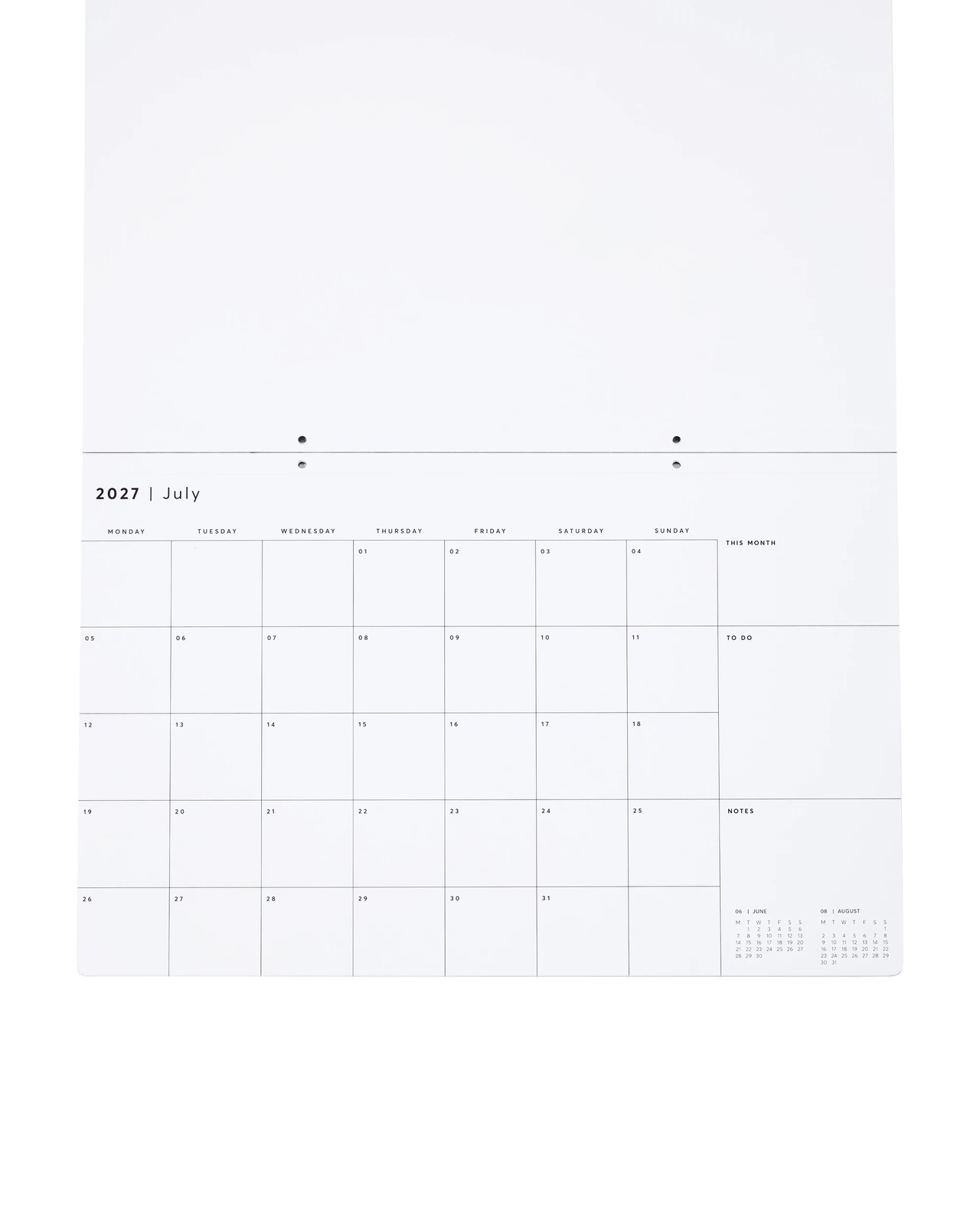 Anko 2027 Jumbo Calendar 2 of 4