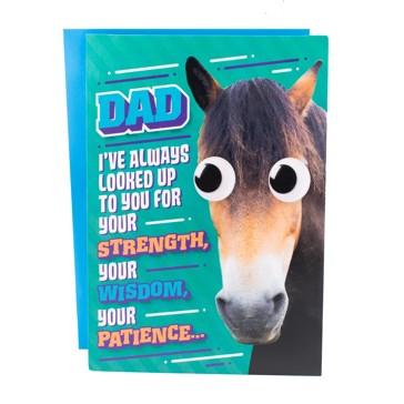 Hallmark Father's Day Card - Funny Horse