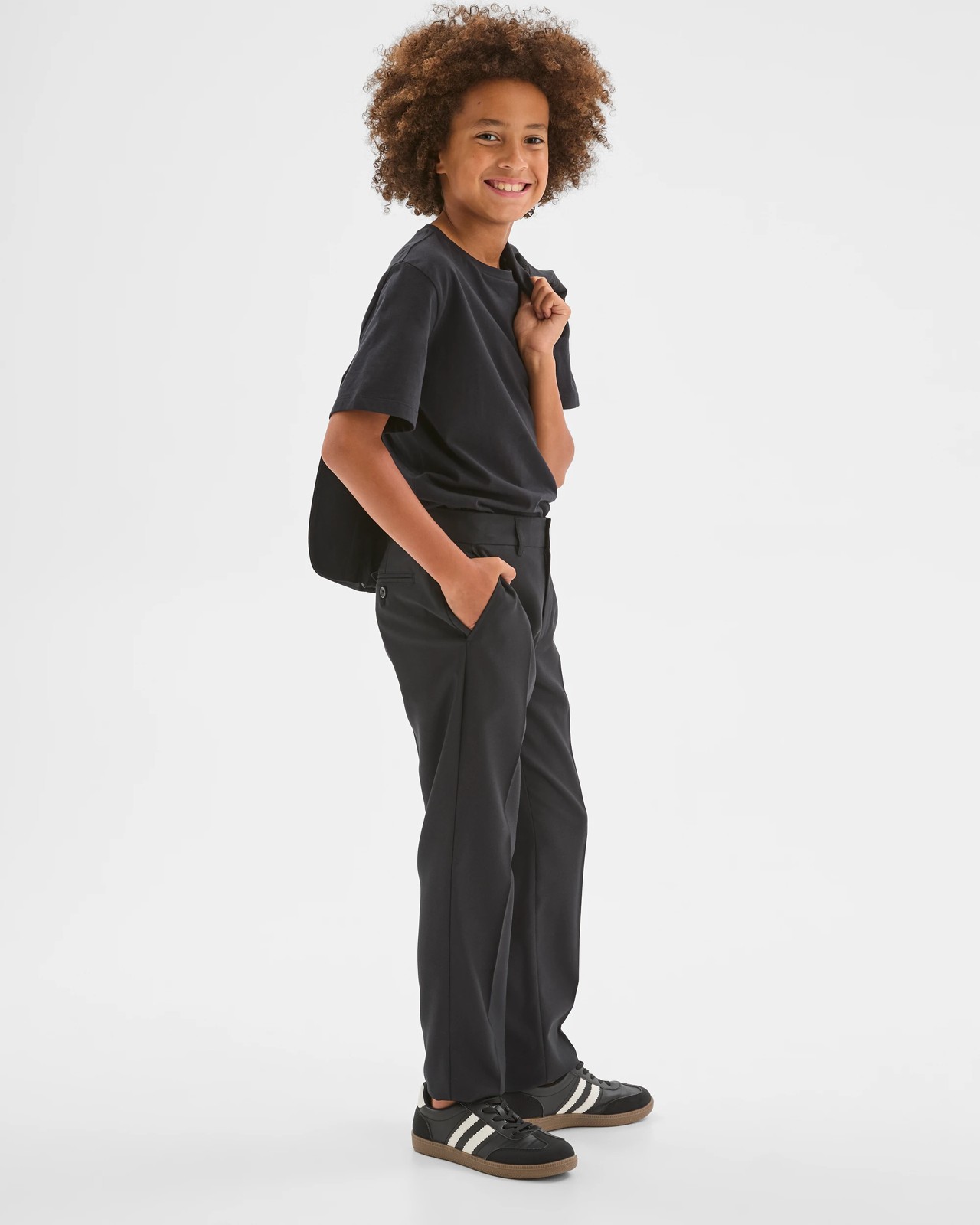 Tailored Full Length Suiting Pants - Black 2 of 6