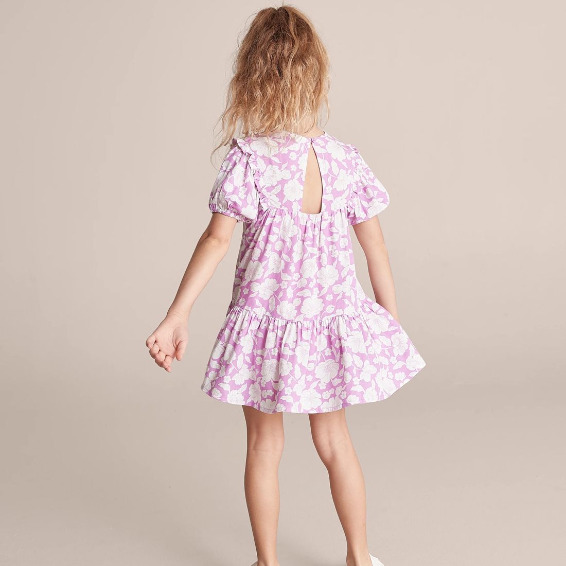 Linen Blend Floral Dress Target Australia