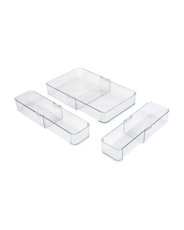 Anko Clear Expandable Drawer Organiser