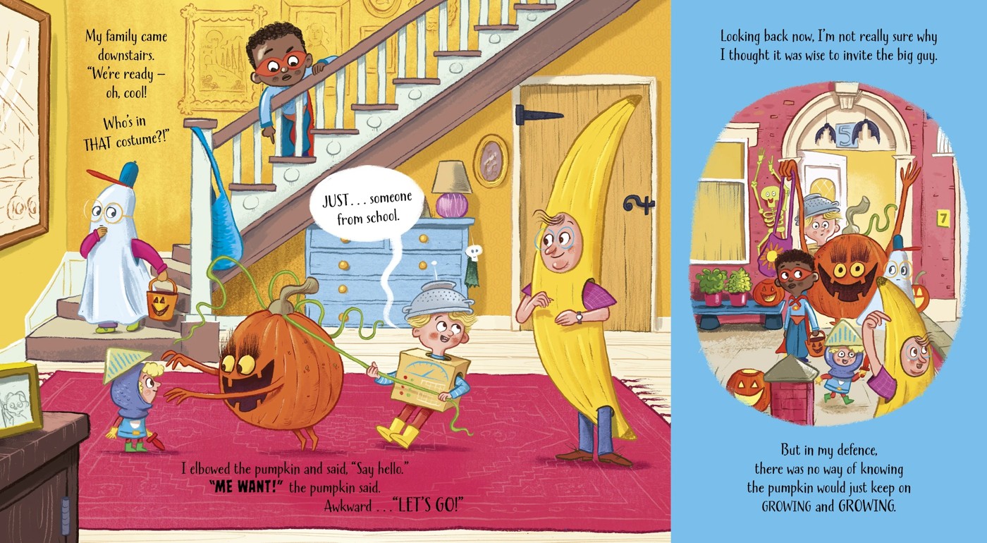 The Pumpkin Who Stole Halloween by Michelle Robinson - Book 2 of 3