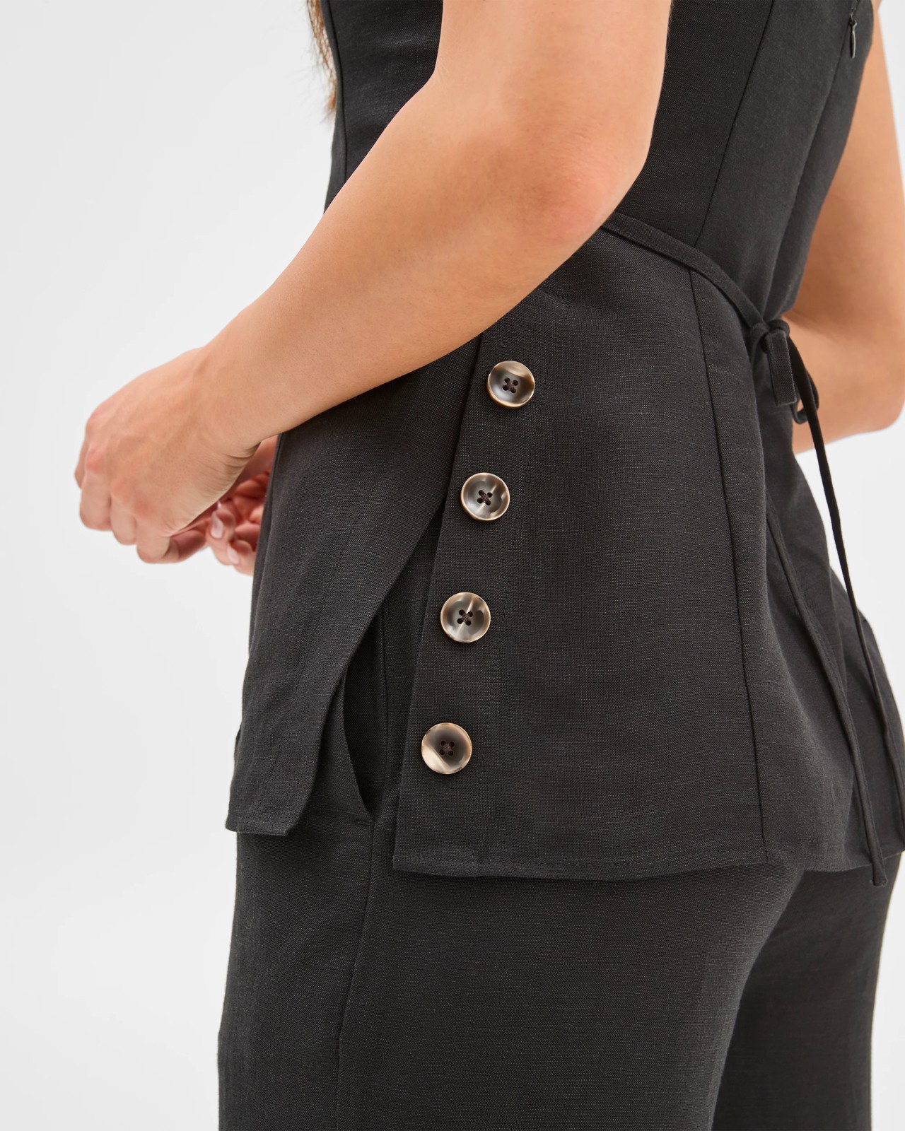 European Linen Blend Strapless Tunic Top - Lily Loves 5 of 6