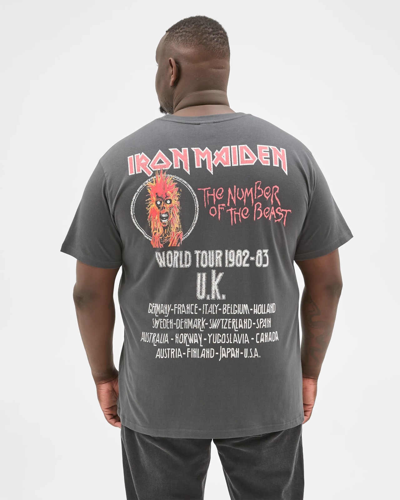 Licensed Iron Maiden Plus Size Australian Cotton T-Shirt 6 of 6