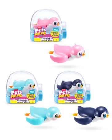 Pets Alive Swimming Penguin By Zuru - Assorted
