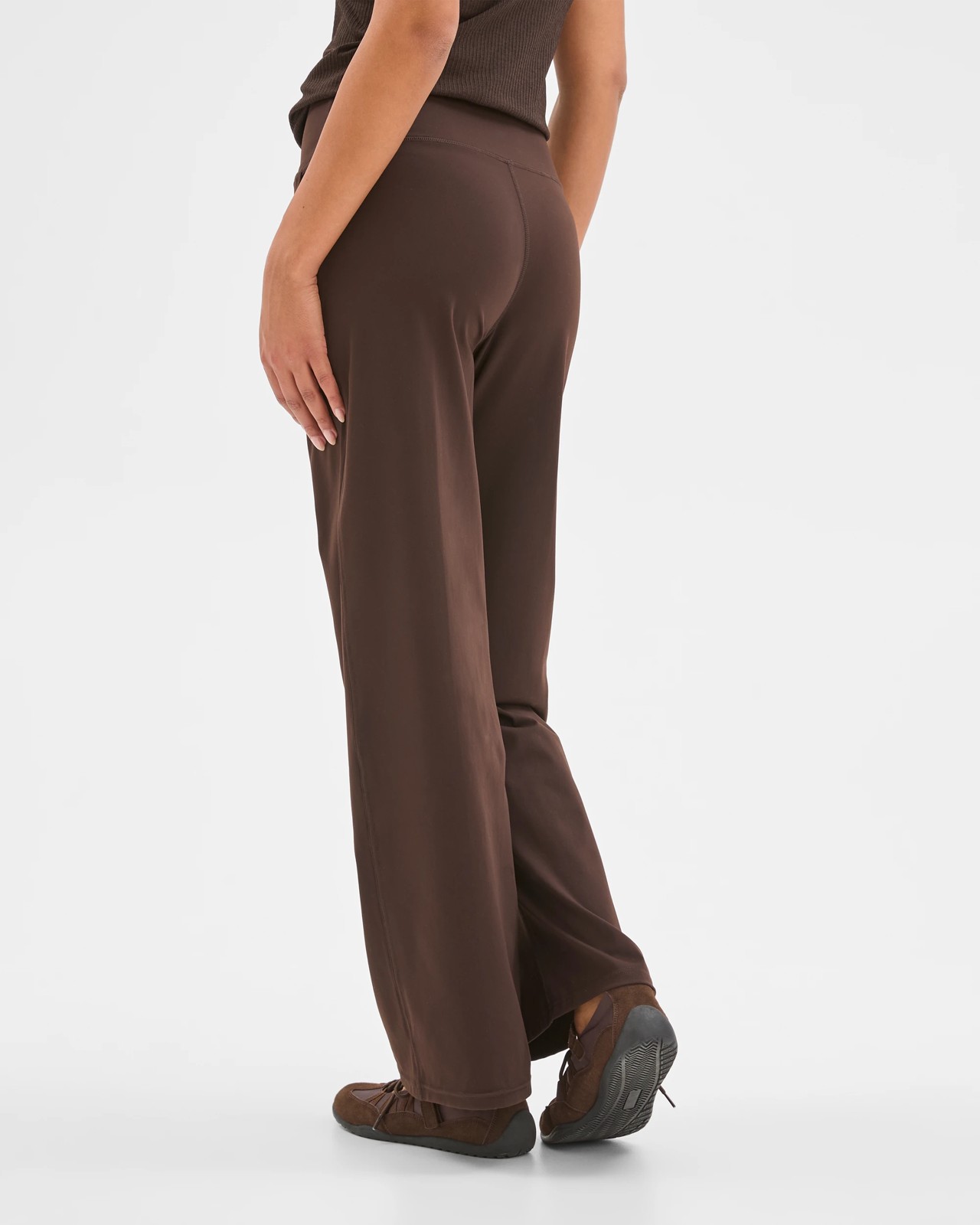 Active Studio Soft Wide Leg Pants - Cocoa 5 of 5