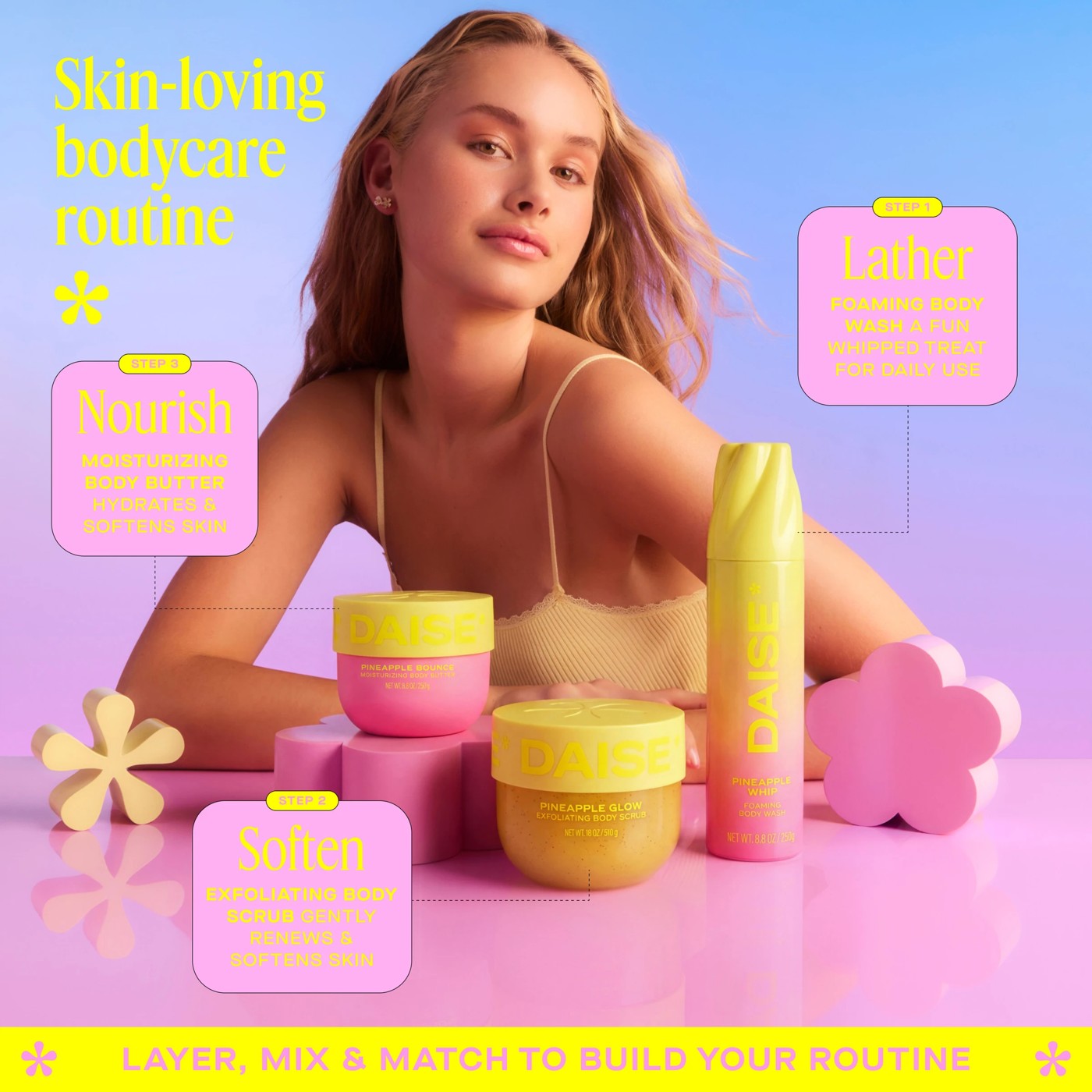 DAISE Foaming Body Wash 250g - Pineapple Whip 4 of 5