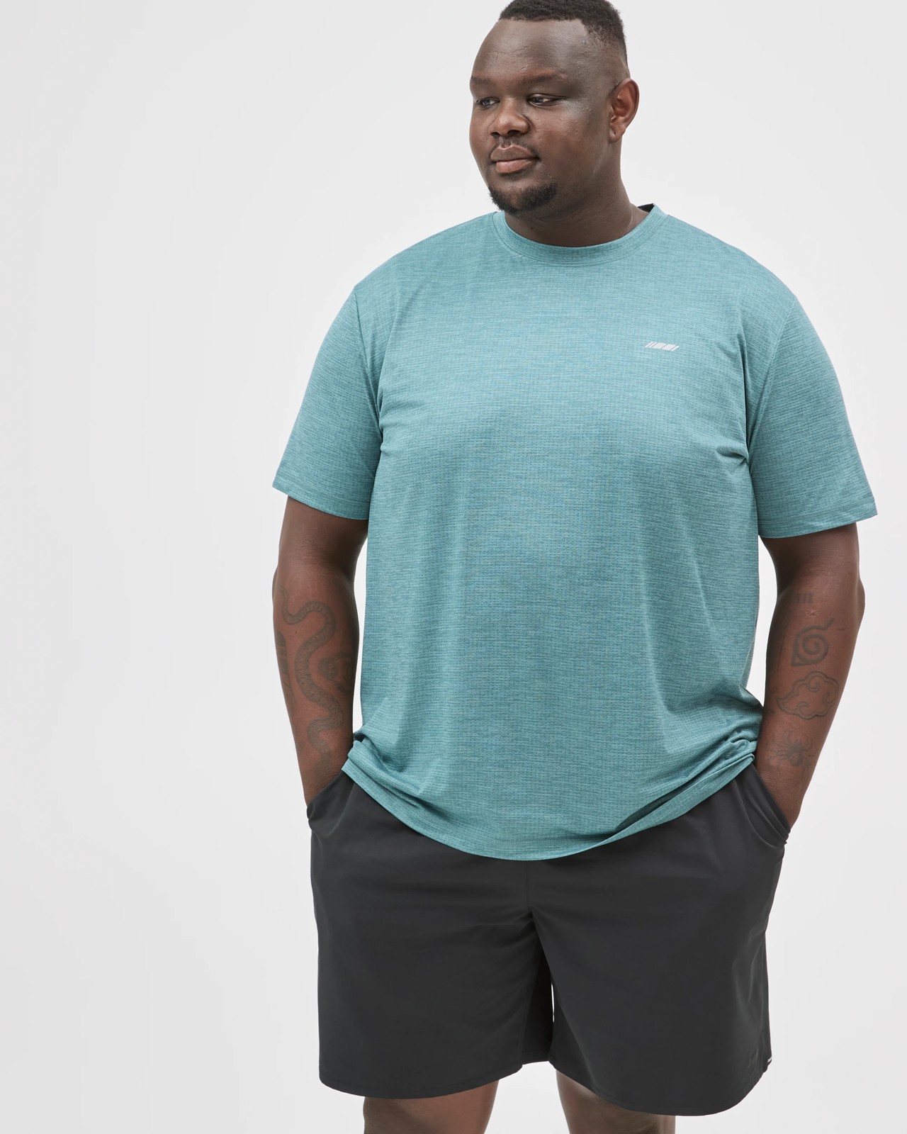 Plus Size Active Training T-Shirt - Green 3 of 6