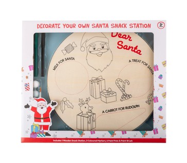Christmas Decorate Your Own Santas Snack Station