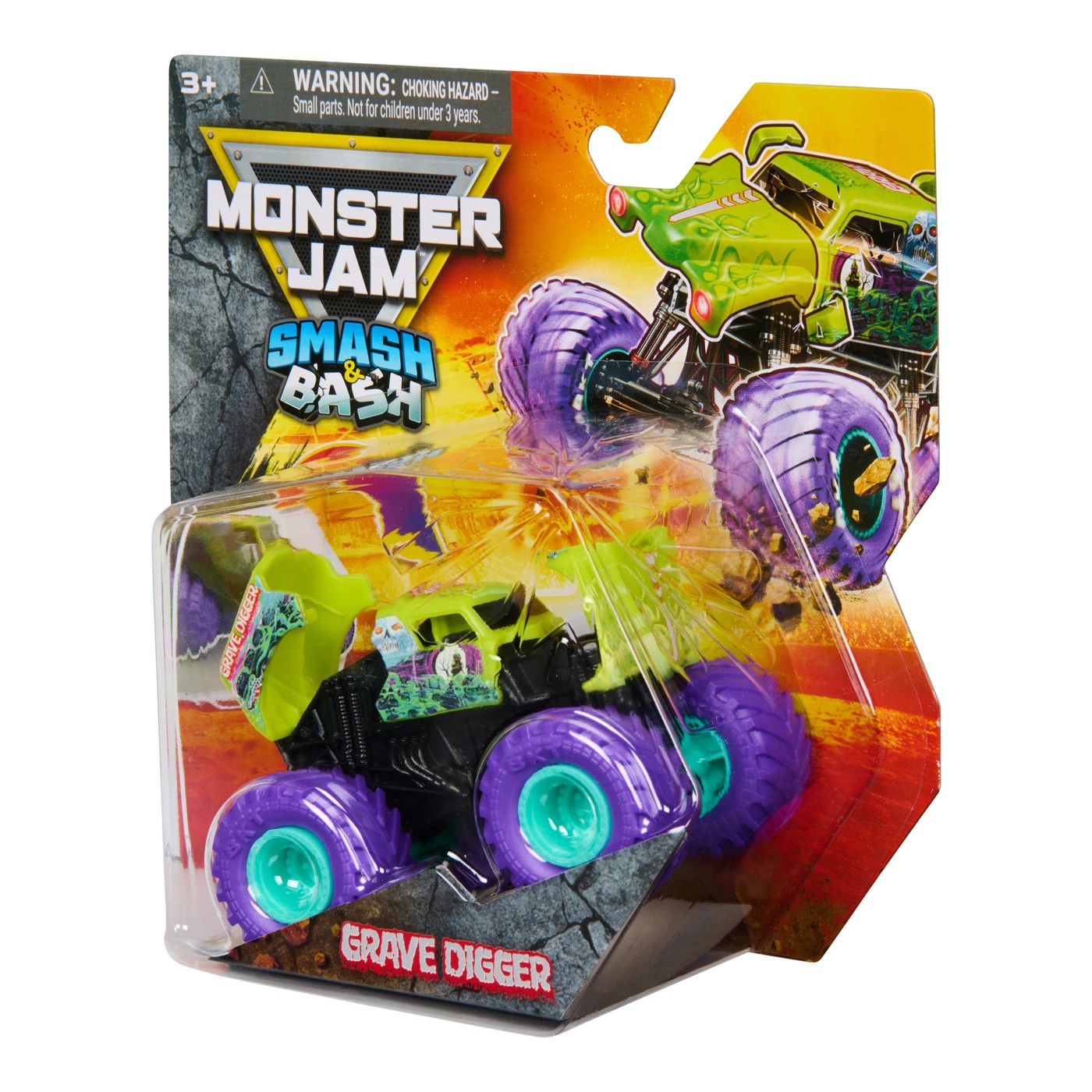 Monster Jam Smash & Bash 1:64 Scale Monster Truck - Assorted 3 of 5