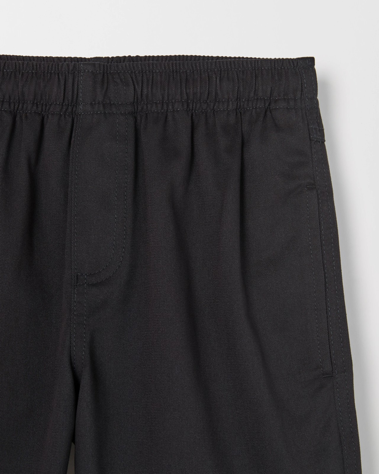 Australian Cotton Blend 2 Pack School Drill Shorts - Black 3 of 3