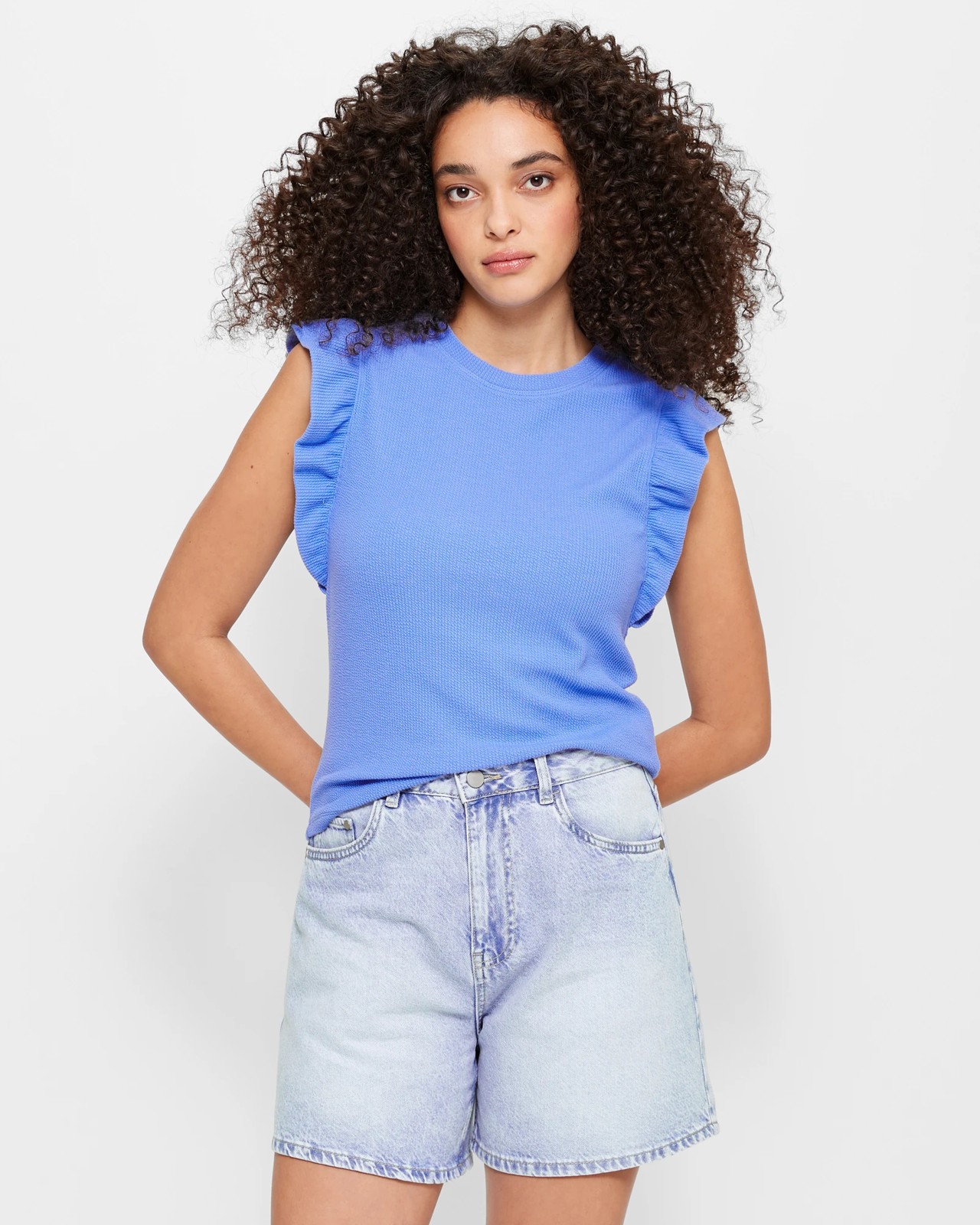 Ruffle Sleeve Top Target Australia