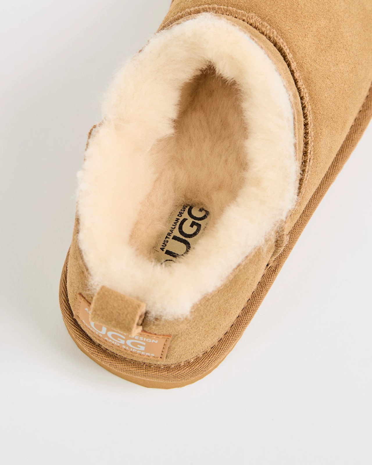 Australian Design Genuine Suede Leather Jessie Low Boots - Chestnut 3 of 3