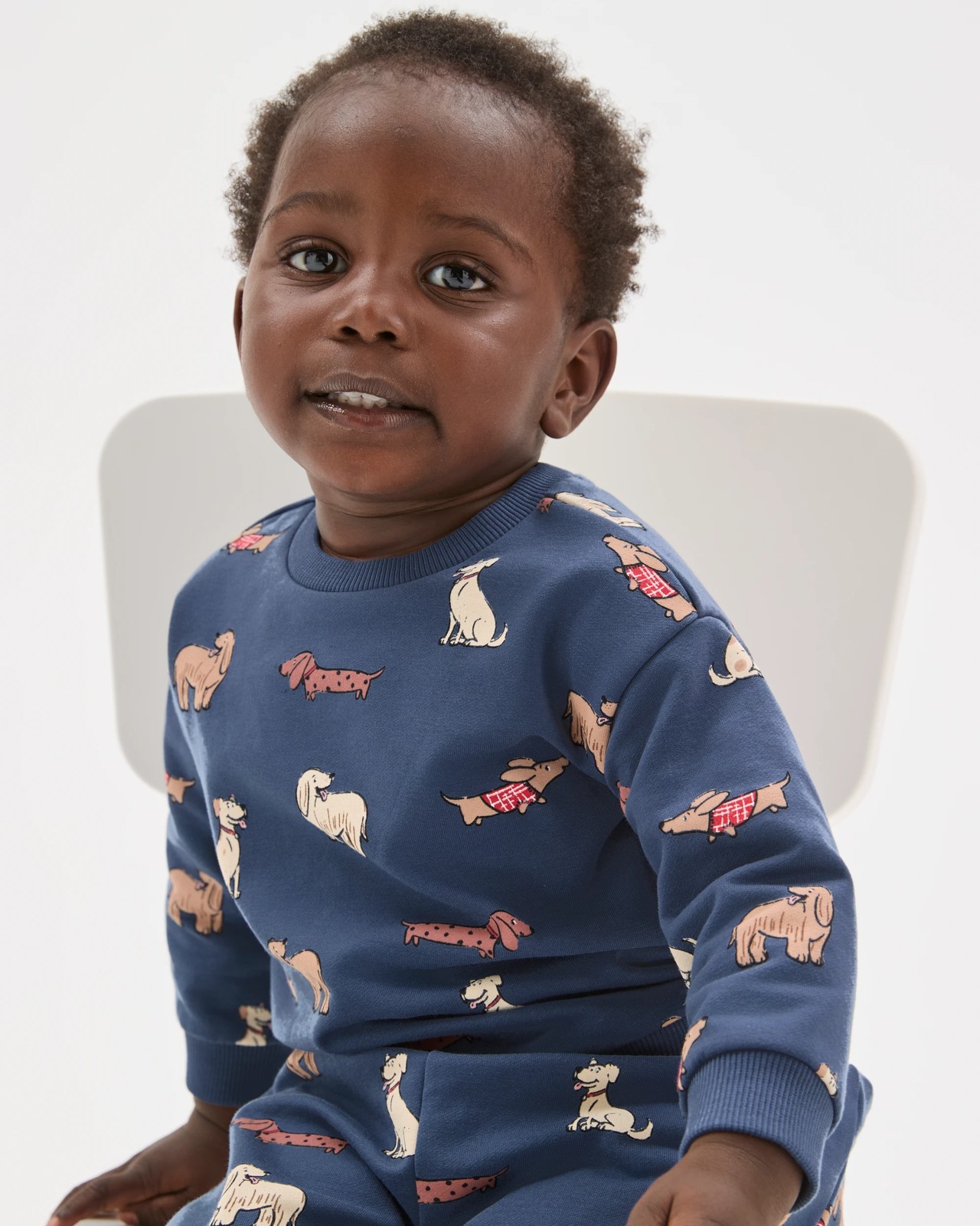 Baby Organic Cotton Fleece Sweat Top & Pants Set  3 of 6