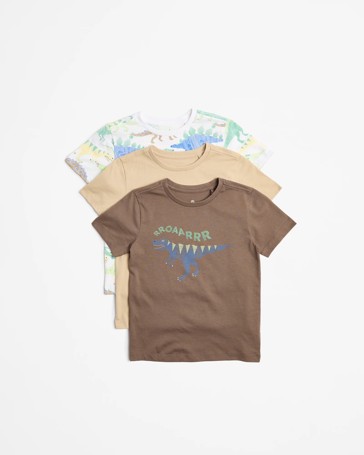 Boys Print T-shirts 3 Pack