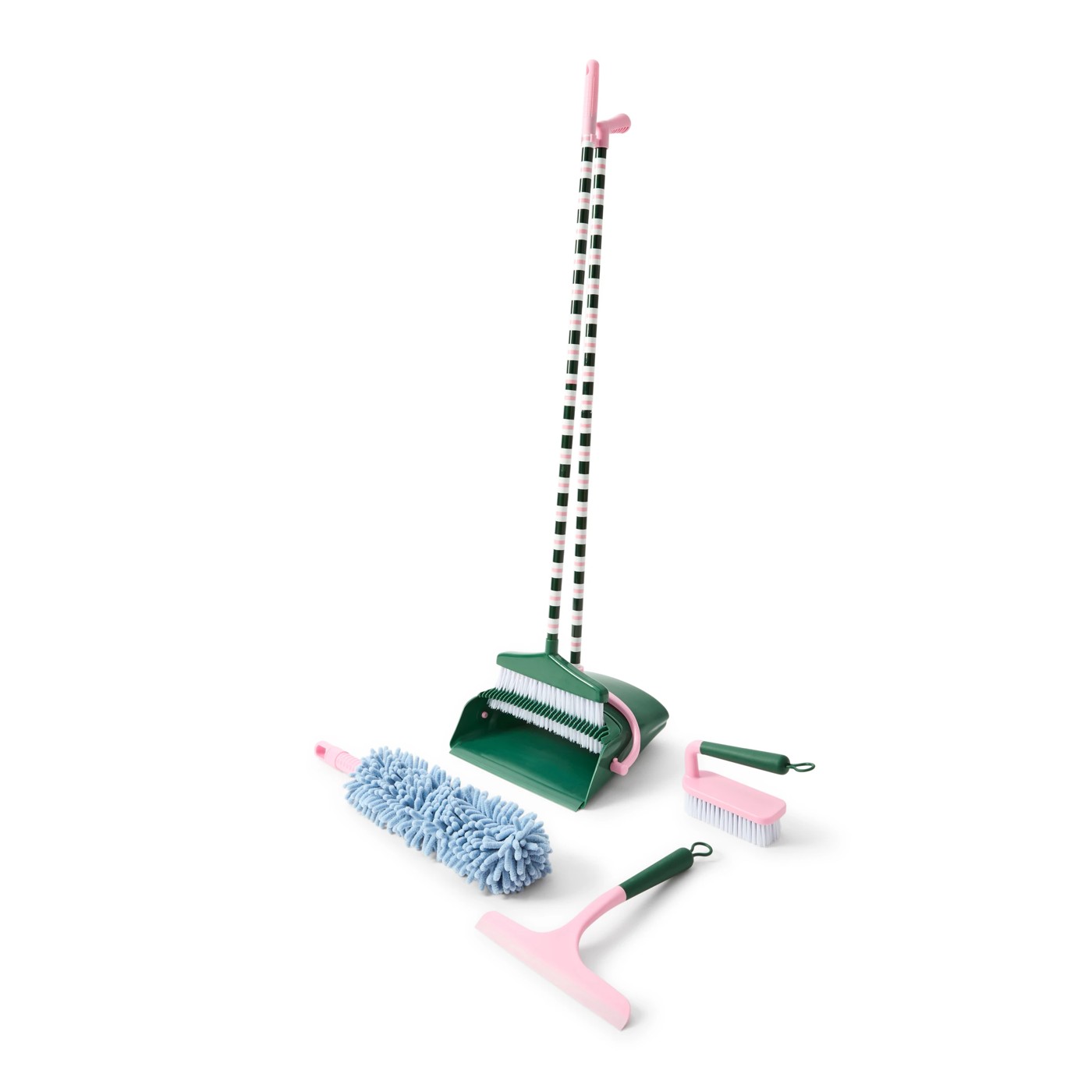 Anko 4 Piece Cleaning Tool Set - Stripe 2 of 5