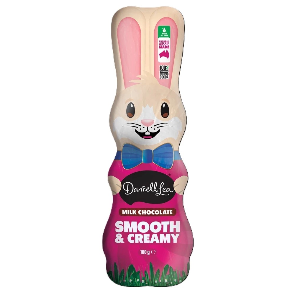 Darrell Lea Milk Chocolate Easter Bunny - 160g 3 of 3
