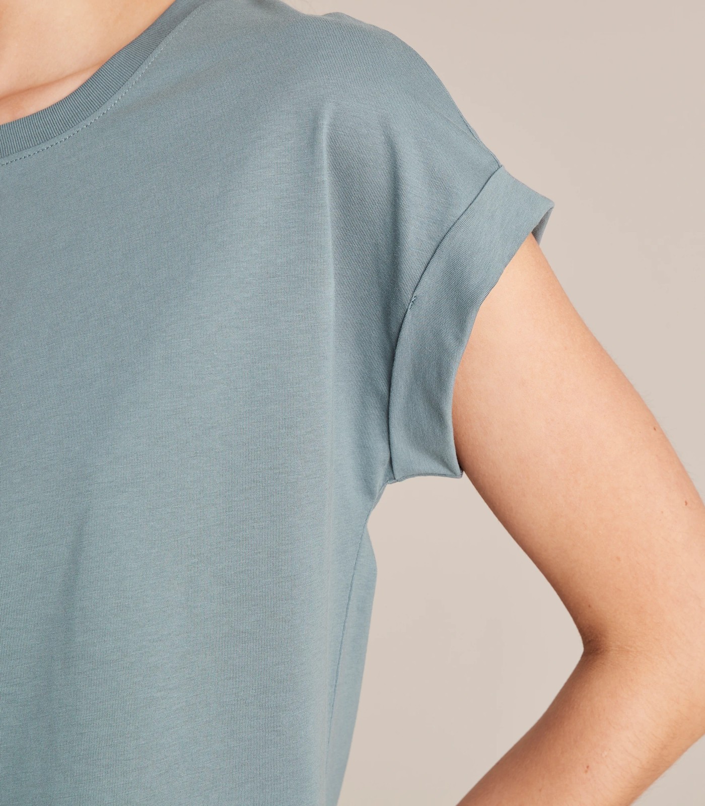 Supima Roll Cuff T-Shirt 4 of 6