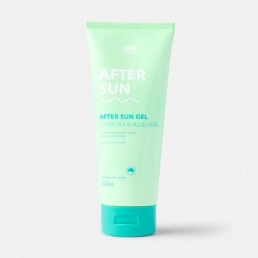 After Sun Gel 200ml, Green Tea and Aloe Vera - OXX Skincare