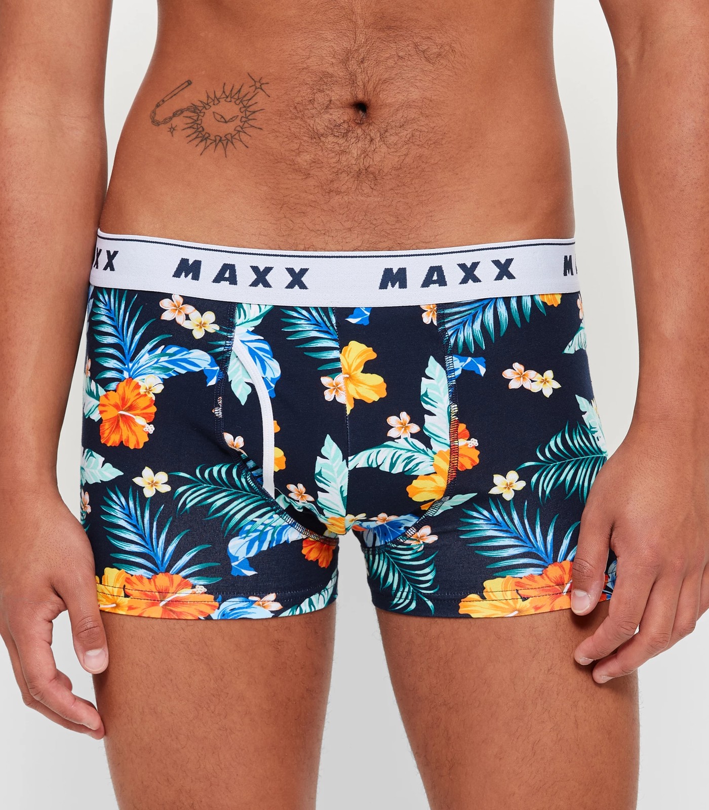 Maxx Flyfront Trunks - Floral Print