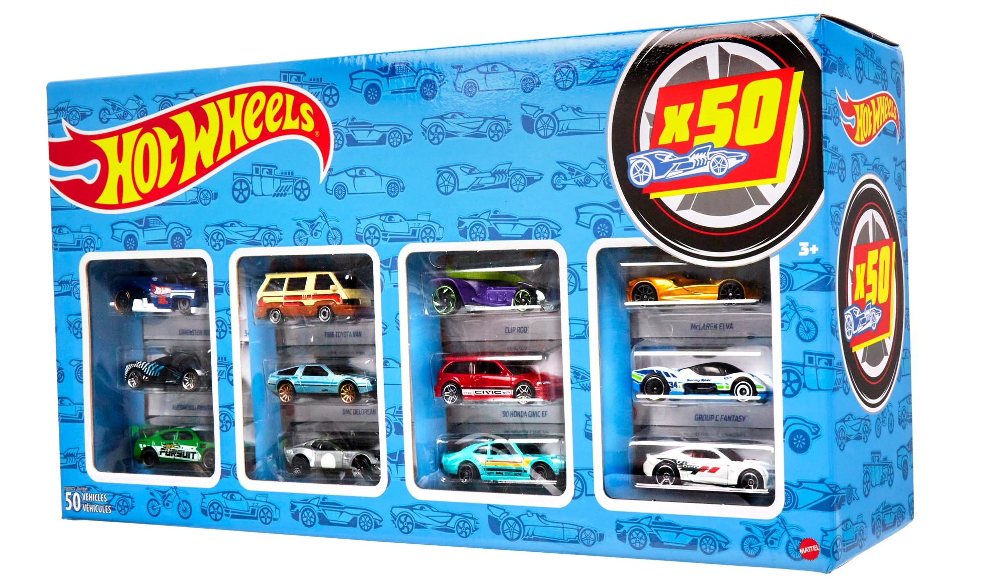 hot wheels 50 car gift pack