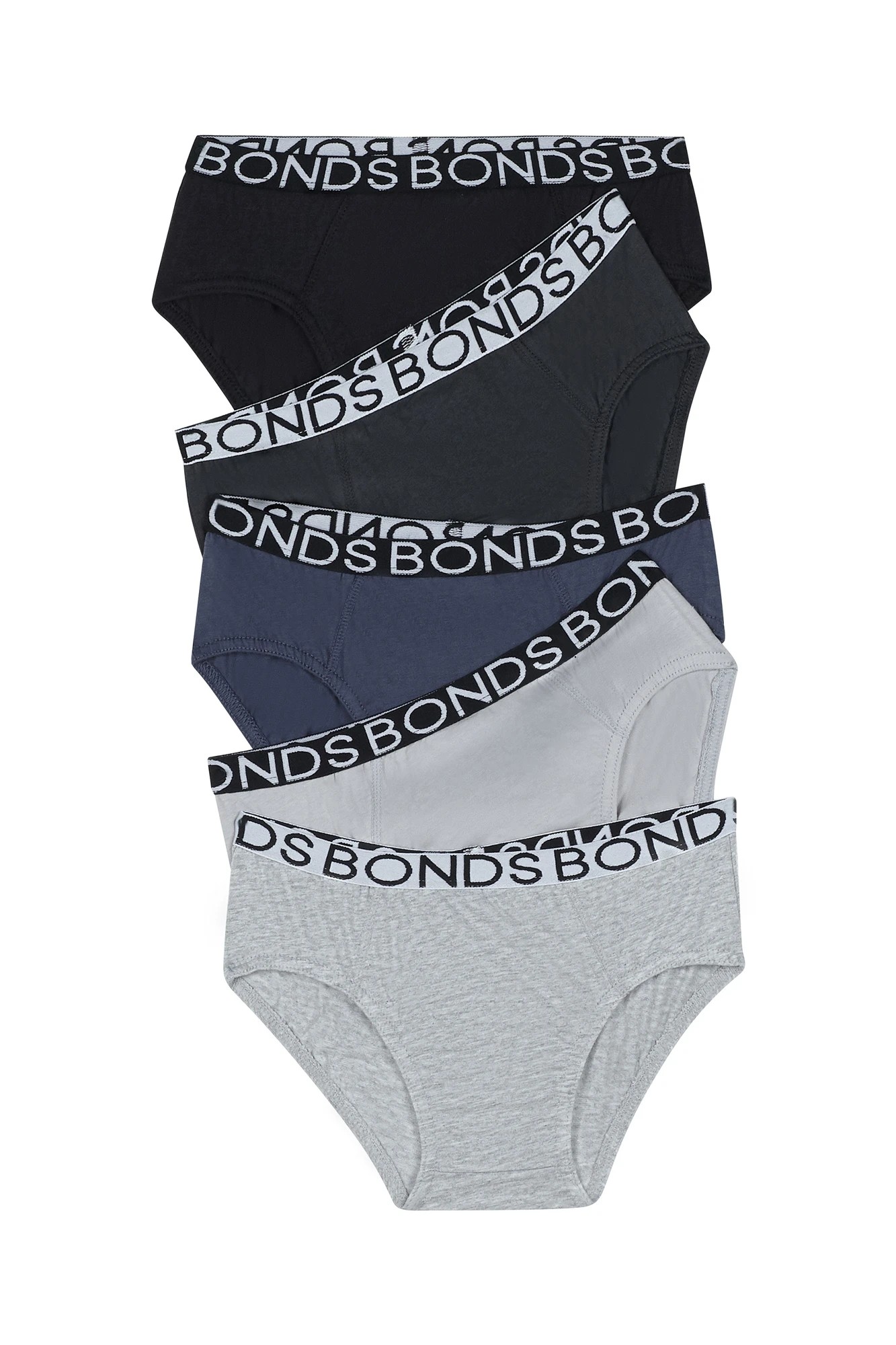 Bonds Boys Briefs - 5 Pack