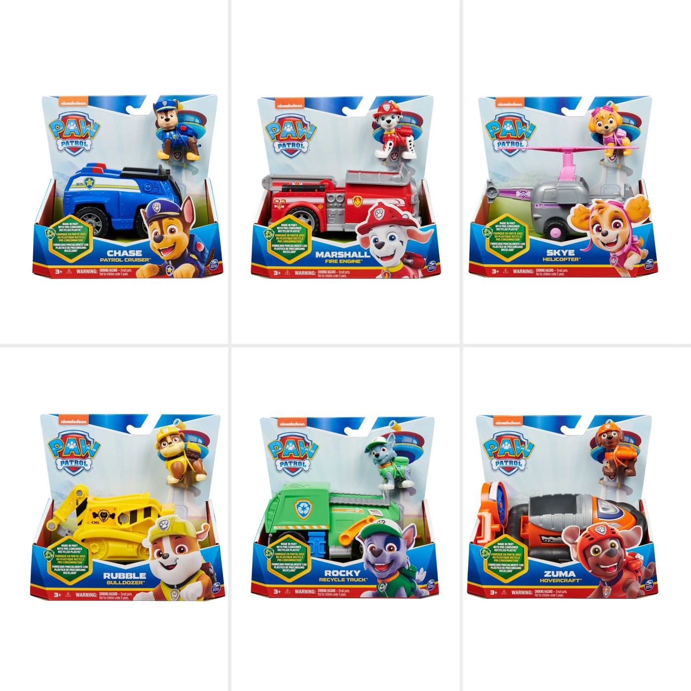 PAW Patrol Sustainable Basic Vehicles Assorted Target Australia