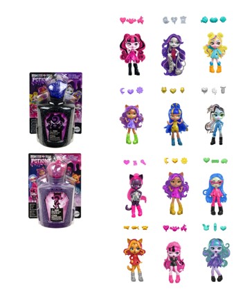 ​Monster High Potions Mini Dolls and Accessories - Assorted*