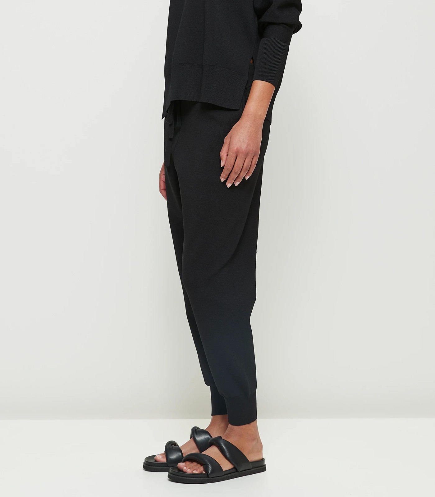 Classic Lounge Straight Leg Jogger | Black