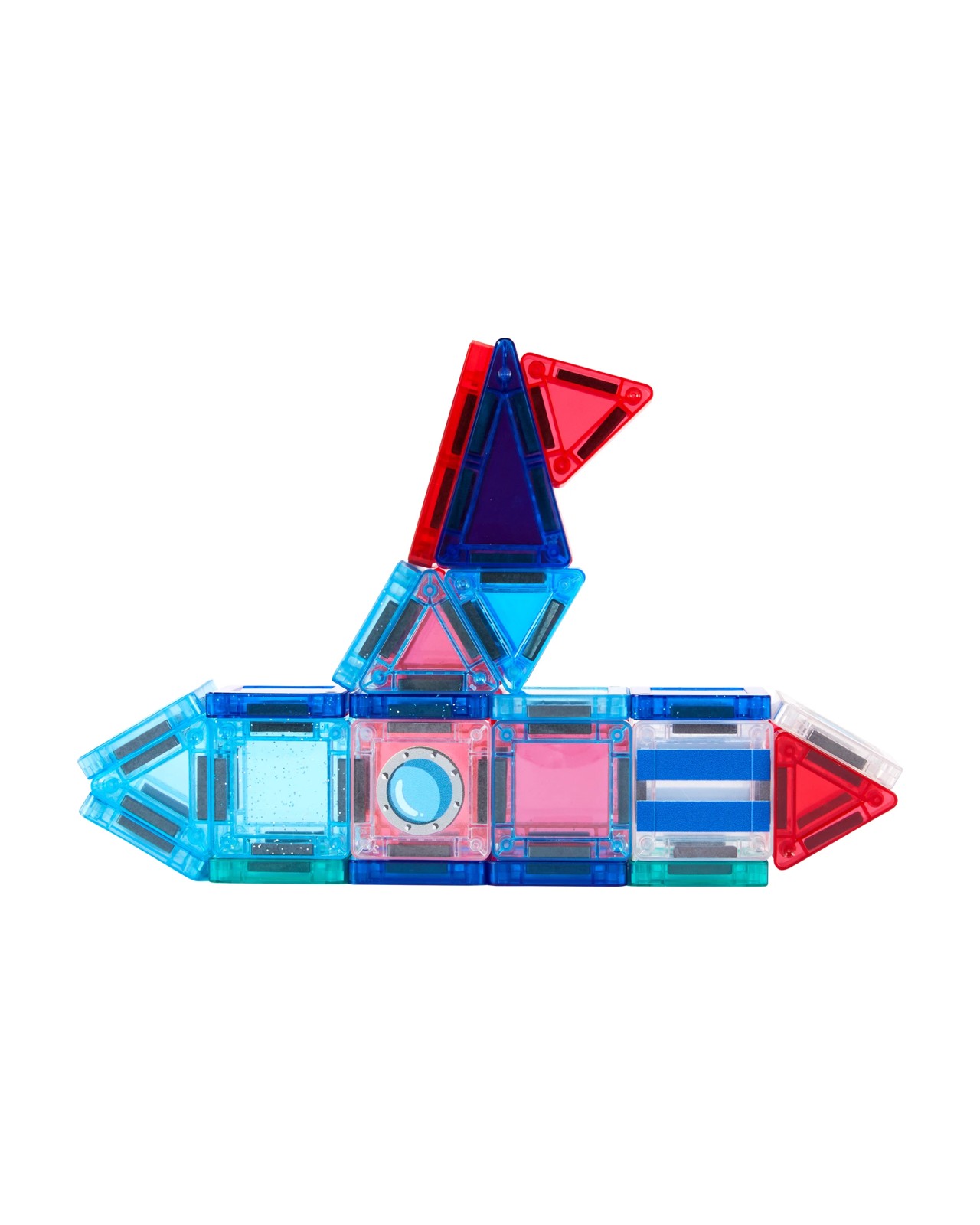 Anko 34 Piece Magnetic Mini Tiles Rocket Set 2 of 5