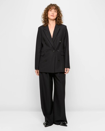 Polished Double Breasted Blazer - Preview