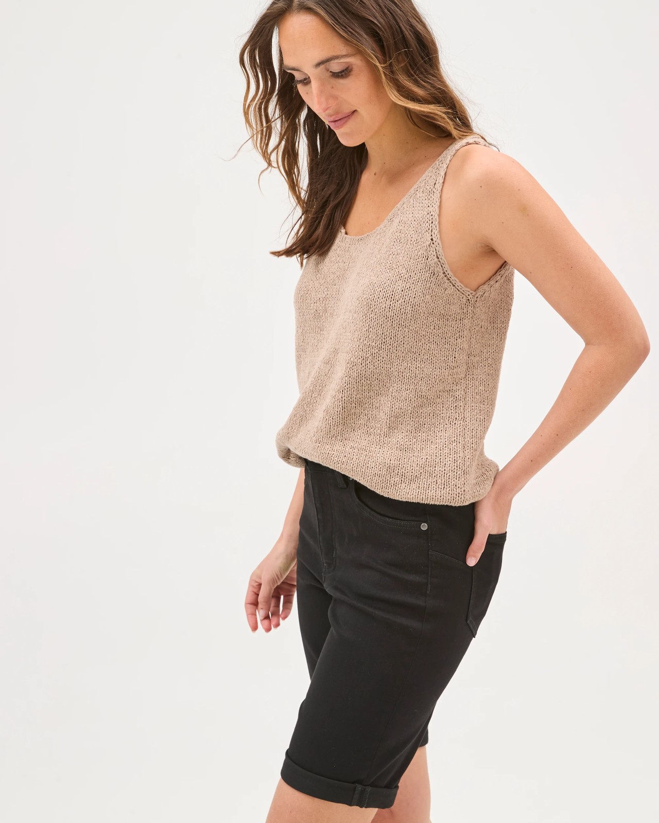 Shape Your Body Bermuda Denim Shorts 5 of 5