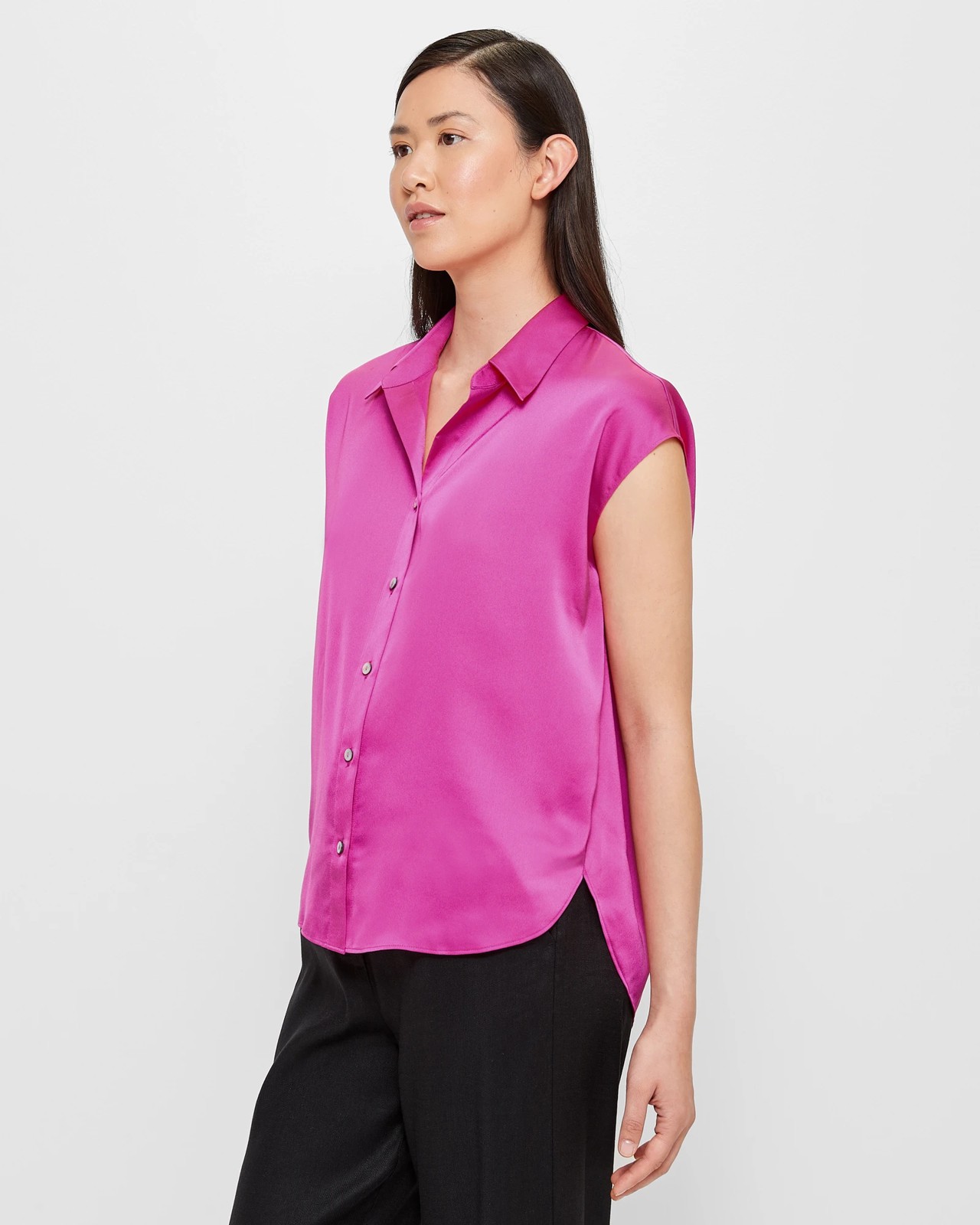 Sleeveless Button Through Shirt - Preview | Target Australia