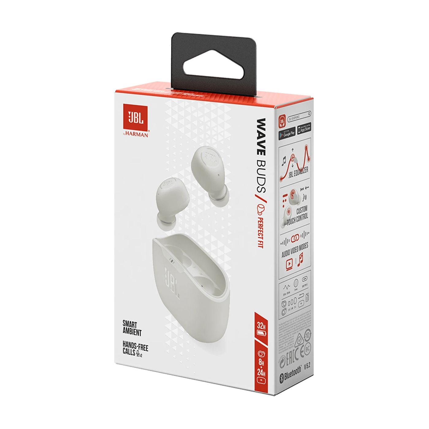 JBL Wave Buds TWS Earbuds White Target Australia