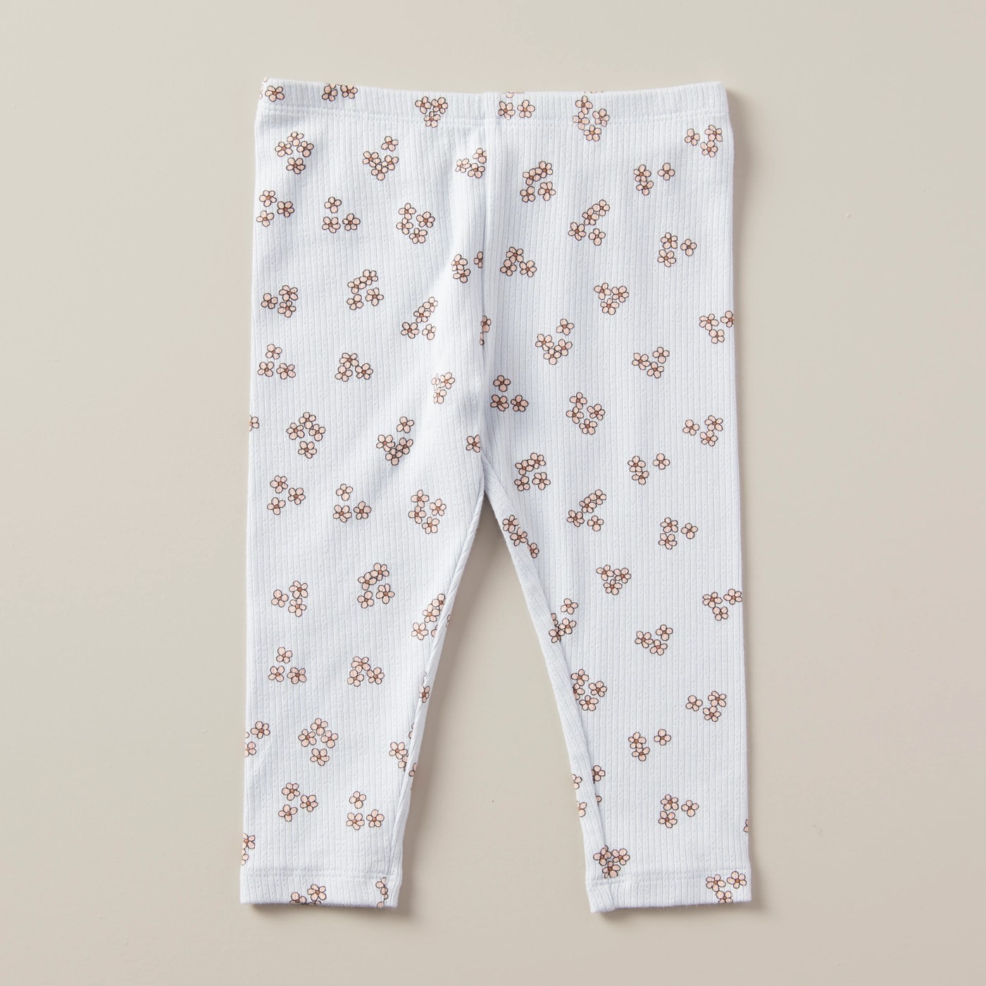 Baby Organic Cotton Pointelle Rib Leggings 4 of 4